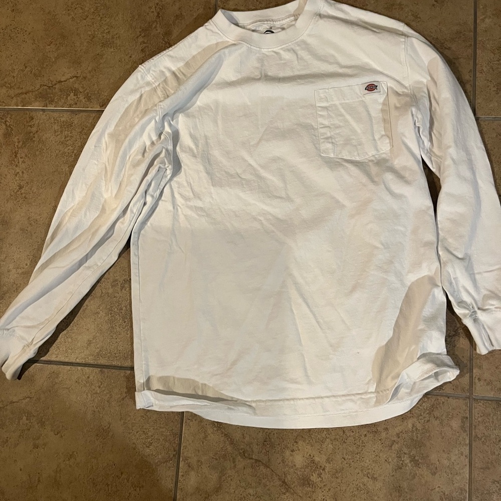 Dickies White Long Sleeve Shirt